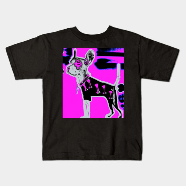 Dogfash Kids T-Shirt by Farbitroid